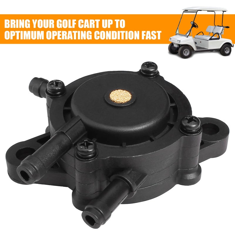 QAZAKY Fuel Pump Compatible with EZGO Gas Club Car Golf Cart 295cc 350cc Robin 4-cycle Engine Kawasaki FE290 FE350 Yamaha G16 G18 G19 G20 G22 G27 G29 72873G01 Marathon TXT RXV ST Medalist DS Precedent - Image 5